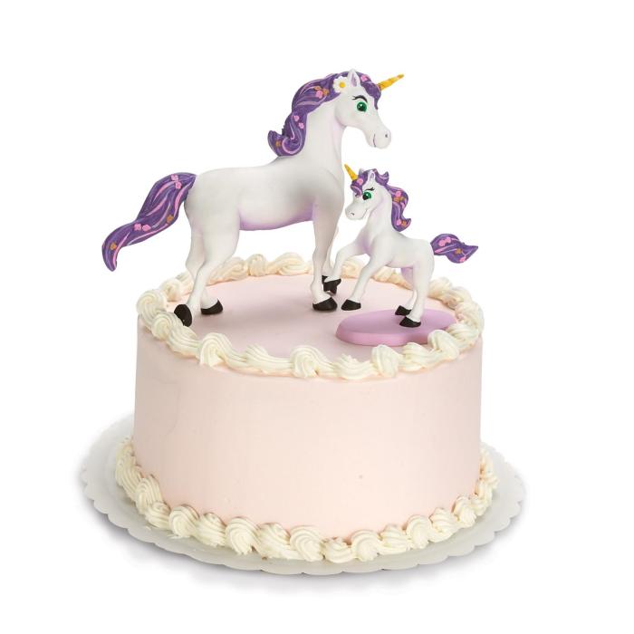 Einhorn kuchen deko